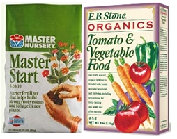Master Start and EB Stone Tomato Vegetable Food